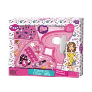 S21651 ** Poppi - Set De Maquillaje Desplegable Corazon