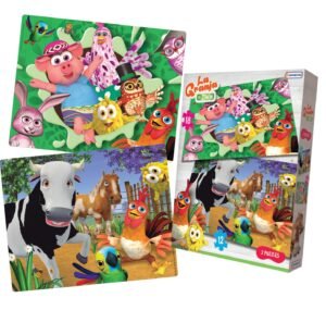2 Puzzles 12y18 Pz (la Granja De Zenon)