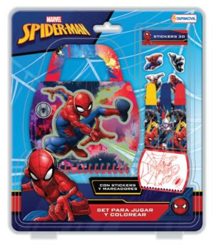 Set Jugar Y Colorear (spiderman)