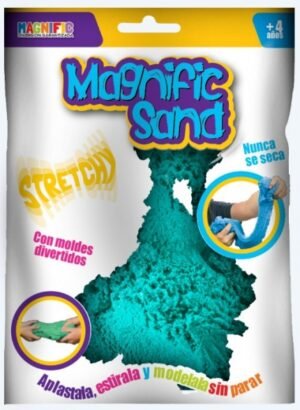 Magnific Sand Turquesa 450g C/moldes