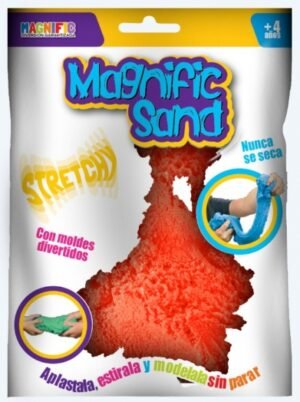 Magnific Sand Rojo 450g C/moldes
