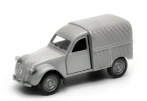 Welly 1 34 Citroen 2cv Furgoneta Gris Plata 43769cw