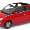 Welly 1 34 2010 Fiat 500c Rojo 43612cw