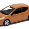 Welly 1 34 Peugeot 207 Naranja Metalizado 42370cw