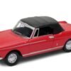 Welly 1 34 Peugeot 404 Cabriolet (soft Top) Rojo 43604h-cw