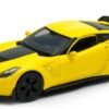 Welly 1 34 2017 Chevrolet Corvette Z06 Amarillo 43752cw