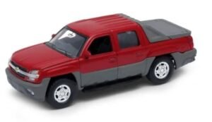 Welly 1 34 2002 Chevrolet Avalanche Rojo 42314cw