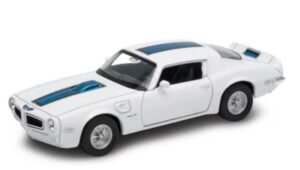 Welly 1 34 1972 Pontiac Firebird Trans Am Blanco 43735cw