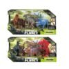 Rs002-1/2 ** Set De Dinosaurios T-rex+triceratops+parasaurolophus