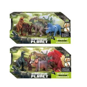 Rs002-1/2 ** Set De Dinosaurios T-rex+triceratops+parasaurolophus