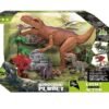 Rs007-2 ** Set De Dinosaurios Con T-rex Mediano