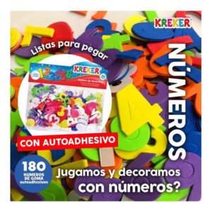 180 Numeros De Goma Eva