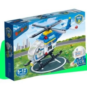 New Police Helictópero Policial 122 Piezas