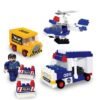 Blocky Súper Policías Balde 120 Piezas