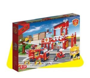 New Police Estación De Bomberos 828 Piezas