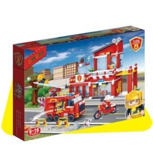 New Police Estación De Bomberos 828 Piezas