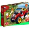 New Fire Auto De Bomberos 148 Piezas