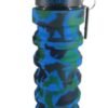 Botella Cresko Silicona Plegable Camuflada 500 Ml (modelo1)