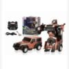 Auto Rc Transformer C/luz Y Sonido Naranja Auto