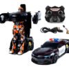 Auto Rc Transformer Policia C/luz Y Sonido
