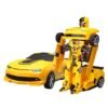 Auto Rc Transformer Amarillo C/luz Y Sonido