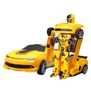 Auto Rc Transformer Amarillo C/luz Y Sonido