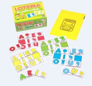 Lotería De Vocales Y Colores