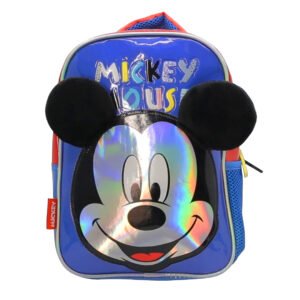 Mochila Mickey 12" Espalda Con Orejas