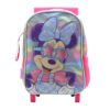 Mochila Minnie 12" Con Carro Con Luz