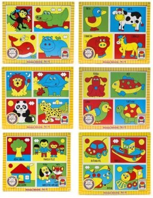 Puzzle 4 En 1 - Surtido 6 Modelos