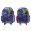 Mochila Avengers 16" Con Carro 2 Colores