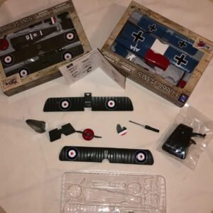 Avión Biplano Para Armar (dos Modelos)