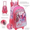 Mochila Carro Think Happy Shine Unicornio Pvc C/glitter 32x45x15cm 18"