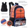Mochila Let S Play Sports Basquet Estampada Tres Cierres 32x55x15cm 18"