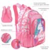Mochila Think Happy Rainbow Estampa Unicornio Combinada 32x45x15cm 18"