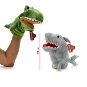 Titeres Dinosaurios Y Tiburon 21cm