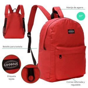 Mochila Goodpak Rojo 53x33x15 Cm 17