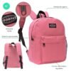 Mochila Goodpak Rosa 31x27x10.5 Cm 12