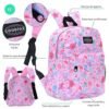 Mochila Goodpak Montruos Rosa 31x27x10.5cm 12 "