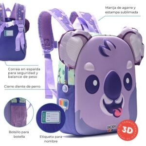Mochila Hello Kawaii Aika Termoformada 12" (1)