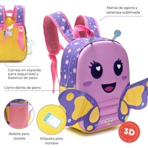 Mochila Hello Kawaii Mayu Termoformada 12" (1)