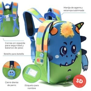 Mochila Hello Glommies Gloomby Termoformada 12" (1)