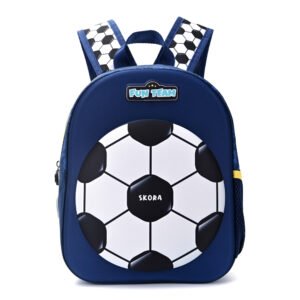 Mochila Hello Petit Termoformada Futbol Blue 12"