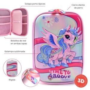 Cartuchera Canopla Triangular Think Happy Shine Lentejuelas Just Fun 2 (1)
