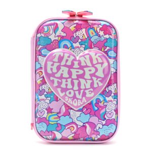 Cartuchera Canopla Triangular Think Happy Shine Lentejuelas Just Fun 3