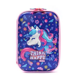 Cartuchera Canopla Termoformada Think Happy Glitter Unicornio