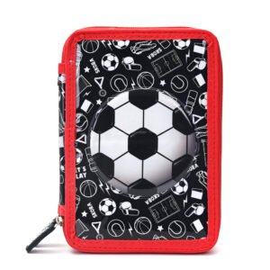 Cartuchera Canopla Dos Pisos Lets Play Sports Red