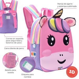 Mochila Hello Kawaii Mura Termoformada 12" (1)