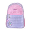 Mochila Think Happy Mellow Matelasse Sky Full Con Llavero Resoste 17" Rosa