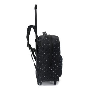 Mochila Goodpak Con Carro Rueda Doble Lunares 17" (2)